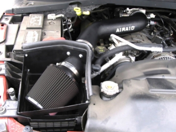 Picture of Airaid 04-08 Dodge Durango / 07-08 Aspen 5.7L Hemi CAD Intake System w/ Tube (Dry / Black Media)