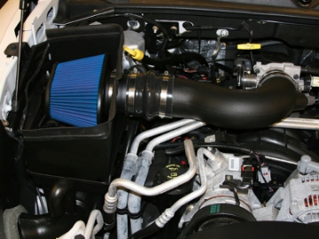 Picture of Airaid 05-06 Dodge Dakota / 06 Mitsubishi Raider 4.7L CAD Intake System w/ Tube (Dry / Blue Media)