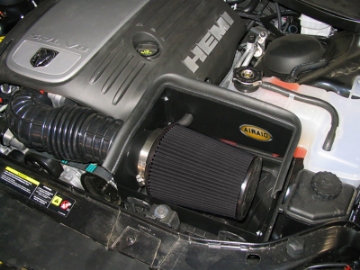Picture of Airaid 05-08 Dodge Magnum/Chrysler 300C 5.7L Hemi CAD Intake System w/o Tube (Dry / Black Media)