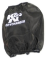 Picture of K&N Drycharger Round Tapered Air Filter Wrap - Black Open Top 7.5in Base ID / 4.5in Top ID / 6.5in H