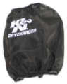 Picture of K&N Drycharger Round Tapered Air Filter Wrap - Black Open Top 7.5in Base ID / 4.5in Top ID / 6.5in H