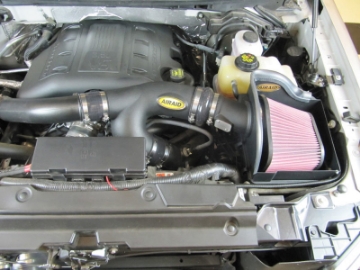 Picture of Airaid Intake System, Bifurcated Tube, Dry / Black Media 11-14 Ford F-150 3.5L Ecoboost