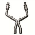 Picture of Kooks 05-10 Ford Mustang GT 4-6L 3V Auto-Manual 3in x 3in Race Exhaust Cat X Pipe Kooks HDR Req