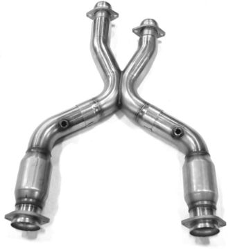 Picture of Kooks 99-04 Ford Mustang GT - Cobra 3in In x 2 1-2in OEM Out Cat SS X Pipe Kooks HDR Req