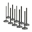 Picture of Supertech VW 2-0L 16V 32x6-95x95-5mm Dish Black Nitrided Intake Valve - Set of 10