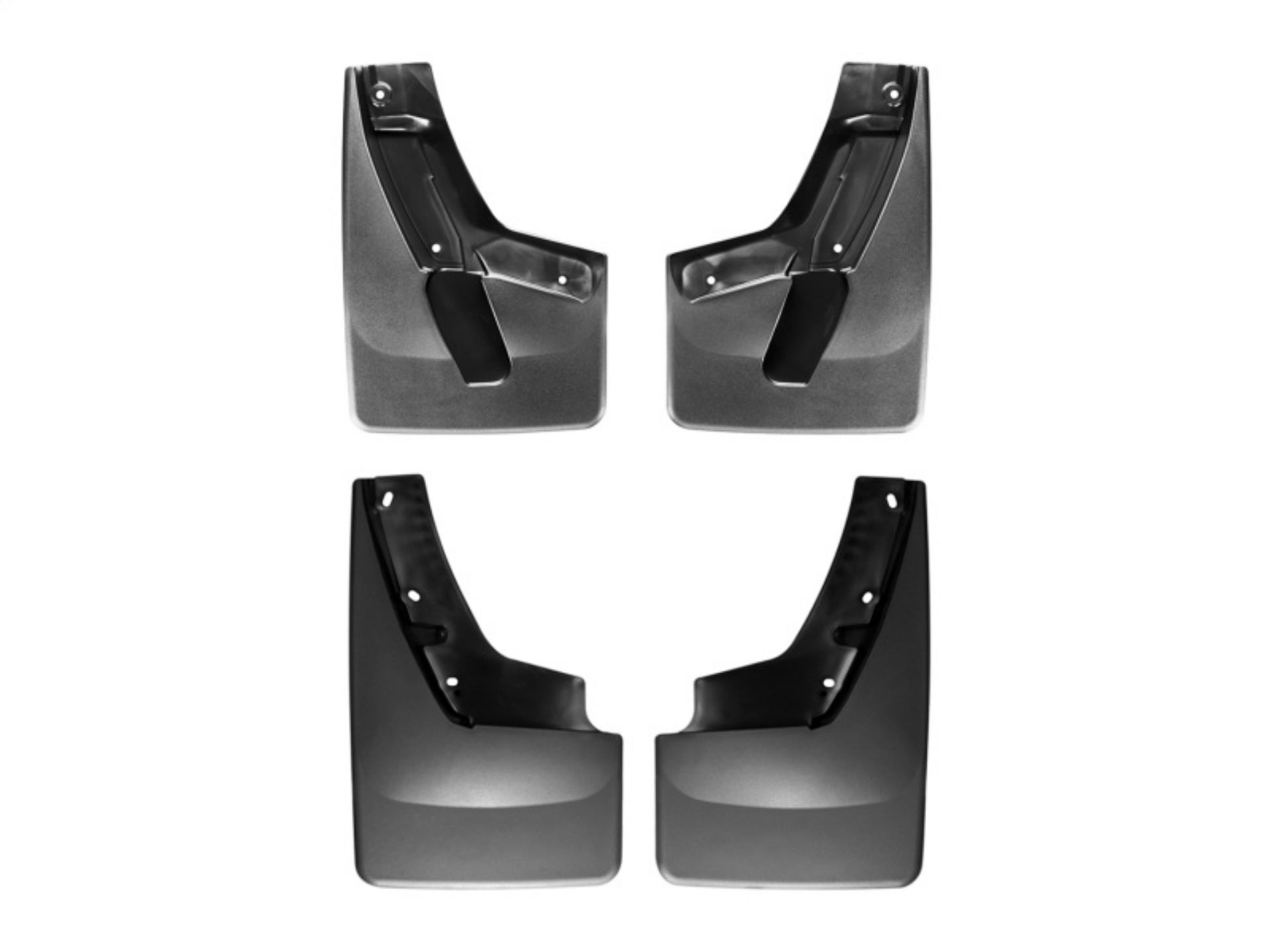 Picture of WeatherTech 15-20 Chevrolet Suburban No Drill Mudflaps - Black