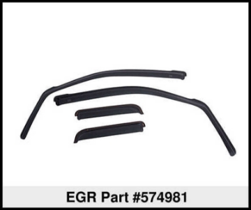 Picture of EGR 05+ Toyota Tacoma Crew Cab In-Channel Window Visors - Set of 4