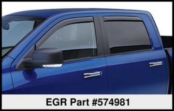 Picture of EGR 05+ Toyota Tacoma Crew Cab In-Channel Window Visors - Set of 4