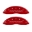 Picture of MGP 4 Caliper Covers Engraved Front & Rear Gen 4-Camaro Red finish silver ch