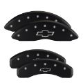 Picture of MGP 4 Caliper Covers Engraved Front & Rear Gen 4-Camaro Red finish silver ch