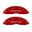 Picture of MGP 4 Caliper Covers Engraved Front Pontiac Engraved Rear Arrow Red finish silver ch