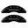 Picture of MGP 4 Caliper Covers Engraved Front & Rear Denali Black finish silver ch