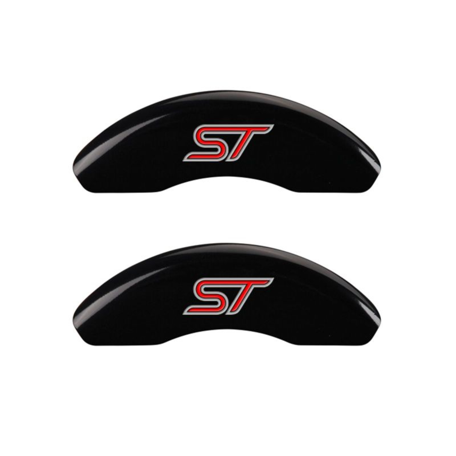 Picture of MGP 4 Caliper Covers Engraved Front & Rear No bolts-ST Black finish silver ch