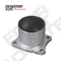 Picture of Diamond Eye ADAPTER 4-BOLT FLANGE 4in INNER DIA CLAMP-ON AL: 01-05 CHEVY-GMC 6-6L 2500-3500 CHV-FBA