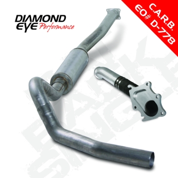 Picture of Diamond Eye KIT 4in Catback Single SS CHEVY-GMC 6-6L 2500-3500 01-05
