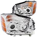 Picture of ANZO 2004-2007 Nissan Armada Projector Headlights w/ Halo Chrome (CCFL)