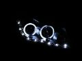 Picture of ANZO 2011-2015 Chevrolet Cruze Projector Headlights w/ Halo Black (LED Eyebrow)