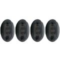 Picture of ANZO 1999-2010 Ford F-350 LED Fender Light Kit Smoke 2pc Amber / 2pc Red