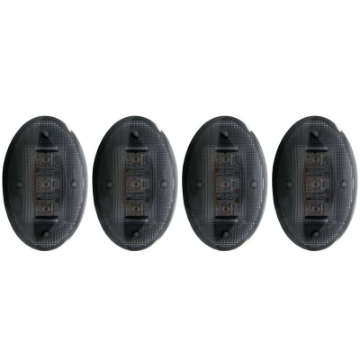 Picture of ANZO 1999-2010 Ford F-350 LED Fender Light Kit Smoke 2pc Amber / 2pc Red