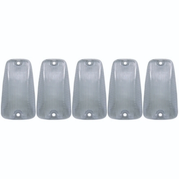 Picture of ANZO 1988-2000 Chevrolet Silverado 3500 LED Cab Roof Light Kit Clear 5pc Replac Lens and LED Bulbs
