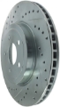 Picture of StopTech Select Sport 10-14 Dodge Challenger Drilled and Slotted Front Right Brake Rotor