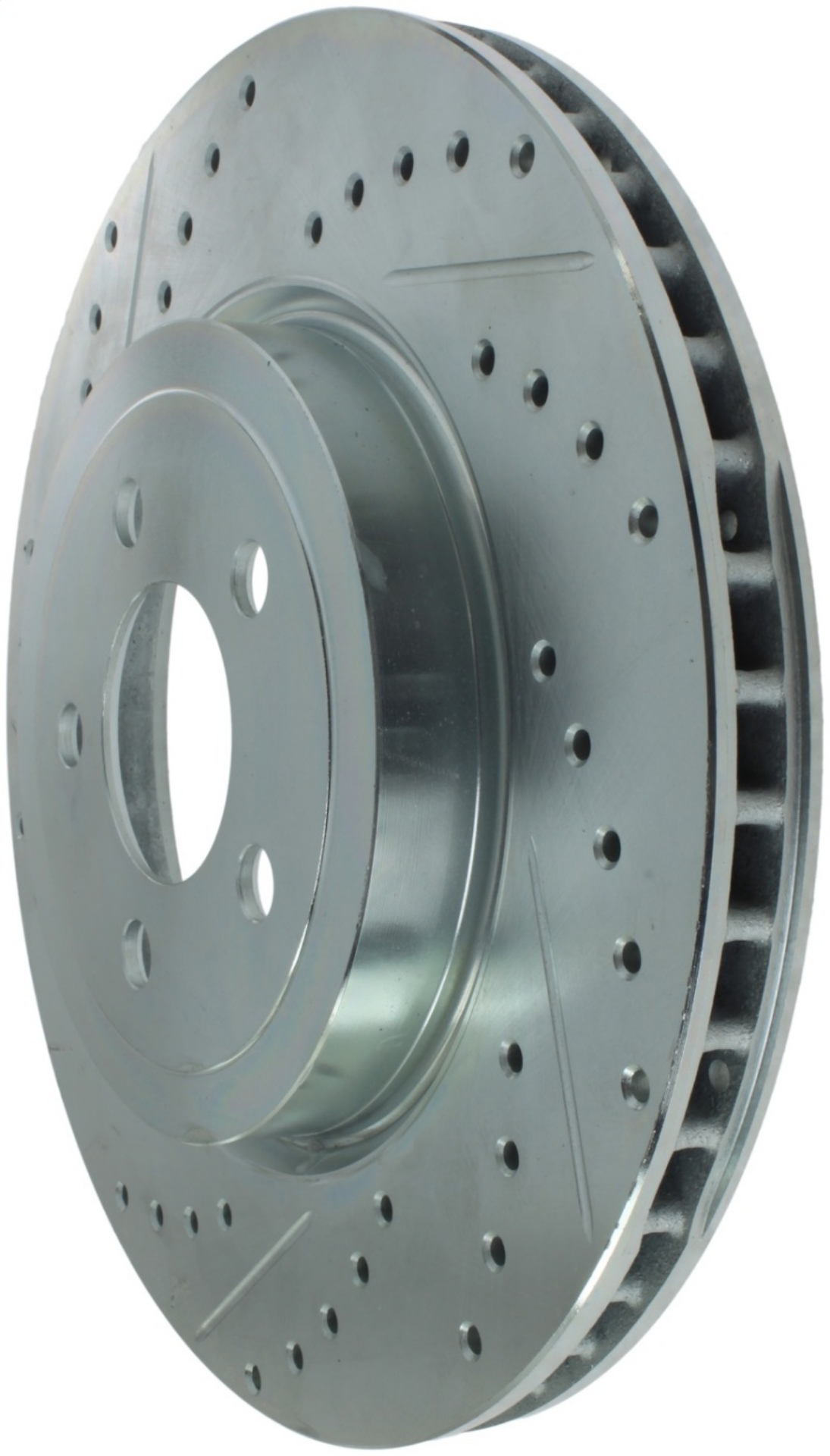 Picture of StopTech Select Sport 10-14 Dodge Challenger Drilled and Slotted Front Right Brake Rotor