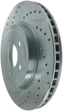 Picture of StopTech Select Sport 10-14 Dodge Challenger Drilled and Slotted Front Right Brake Rotor