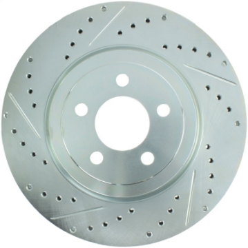 Picture of StopTech Select Sport 10-14 Dodge Challenger Drilled and Slotted Front Right Brake Rotor