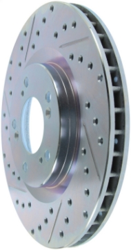 Picture of StopTech Select Sport 2000-2009 Honda S2000 Drilled and Slotted Front Right Brake Rotor