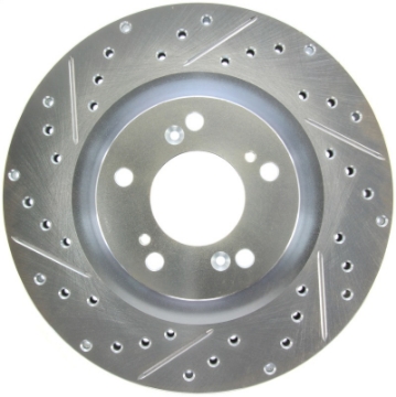 Picture of StopTech Select Sport 2000-2009 Honda S2000 Drilled and Slotted Front Right Brake Rotor