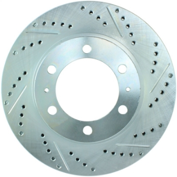 Picture of StopTech Select Sport 12-14 Toyota FJ Cruiser SportStop Slotted & Drilled Front Left Rotor