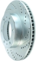 Picture of StopTech Select Sport 12-14 Toyota FJ Cruiser SportStop Slotted & Drilled Front Left Rotor