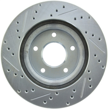 Picture of StopTech Select Sport 07-12 Chrysler Sebring Slotted / Drilled Left Front Rotor
