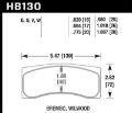 Picture of Hawk DTC-80 Brembo 26mm Race Brake Pads