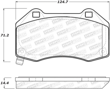 Picture of StopTech Street Performance Front Brake Pads 05-08 Renault Megane w/ Brembo Front Calipers