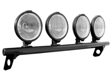 Picture of N-Fab Light Bar 09-14 Ford F150/Lobo/Raptor - Tex. Black - Light Tabs