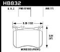 Picture of Hawk 14-17 Mercedes-Benz S550 / 13-15 Mercedes-Benz SL550 Sport HPS 5.0 Front Brake Pads
