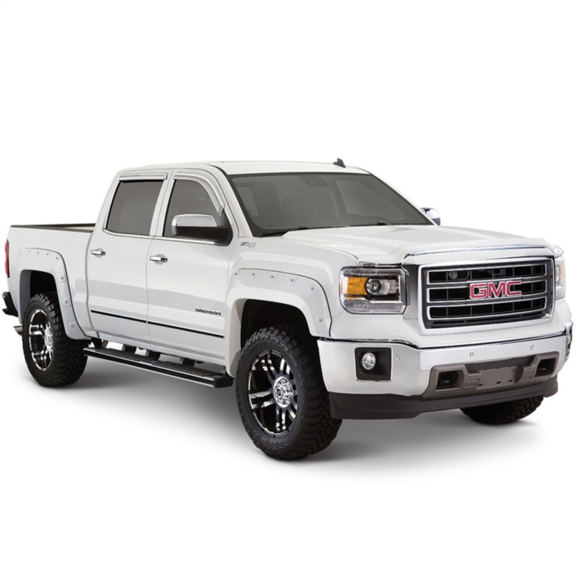 Picture of Bushwacker 16-17 Ford F-150 Styleside Pocket Style Flares 4pc 78.9/67.1/97.6in Bed - Shadow Black