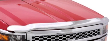 Picture of AVS 15-18 GMC Sierra 2500 (Excl. Induction Hood) High Profile Hood Shield - Chrome