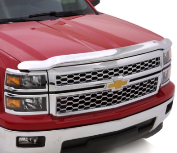 Picture of AVS 15-18 GMC Sierra 2500 (Excl. Induction Hood) High Profile Hood Shield - Chrome