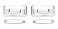 Picture of AVS 15-18 Chevy Silverado 1500 (w/o Rear Camera) Tailgate Handle Cover 2pc - Chrome