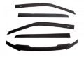 Picture of AVS 05-11 Toyota Tacoma Double Cab Ventvisor & Aeroskin Deflector Combo Kit - Matte Black