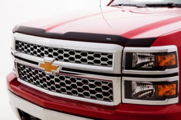 Picture of AVS 07-13 GMC Sierra 1500 Ext. Cab Ventvisor & Aeroskin Deflector Combo Kit - Matte Black