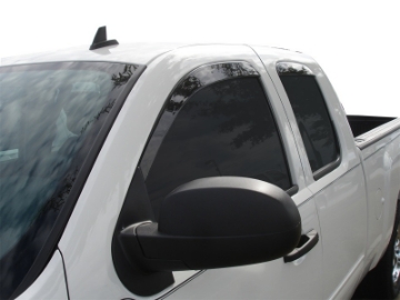 Picture of AVS 07-13 Chevy Silverado 1500 Ext. Cab Ventvisor Low Profile Deflectors 4pc - Smoke