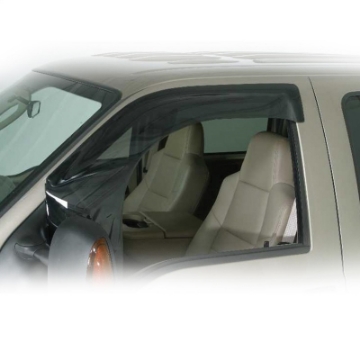 Picture of Westin 1999-2007 Chevy Silverado Classic Wade Wind Deflector Windguard - Smoke