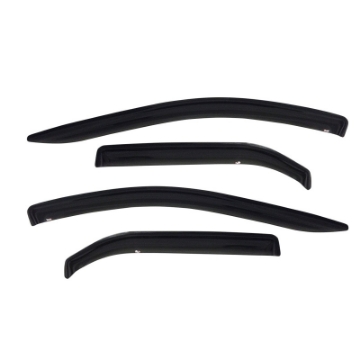 Picture of Westin 2004-2009 Mazda 3 Wagon Wade Slim Wind Deflector 4pc - Smoke