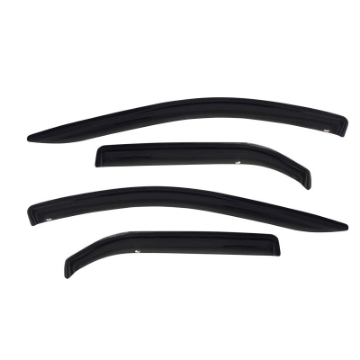 Picture of Westin 2003-2009 Toyota 4Runner Wade Slim Wind Deflector 4pc - Smoke