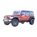 Picture of Westin 2007-2018 Jeep Wrangler/Wrangler Unlimited Wade Platinum Bug Shield - Smoke