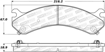 Picture of StopTech Street Brake Pads
