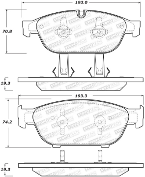 Picture of StopTech Street Brake Pads - Front